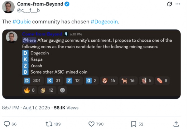Dogecoin может попасть под атаку 51%